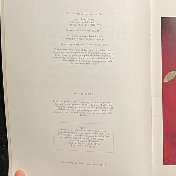 "Beeswax Crafts" 1996 First Edition Search Press Paperback - Picture 5 of 8